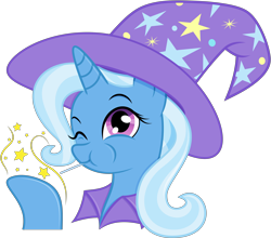 Size: 5202x4572 | Tagged: safe, artist:kp-shadowsquirrel, artist:proffes, derpibooru import, trixie, pony, unicorn, absurd resolution, female, lollipop, mare, simple background, solo, transparent background, vector