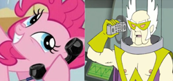 Size: 566x265 | Tagged: safe, pinkie pie, earth pony, pony, aqua teen hunger force, crossover, doctor weird, exploitable meme, female, mare, meme, phone meme