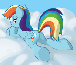 Size: 1280x1099 | Tagged: safe, artist:ajin, edit, rainbow dash, pegasus, pony, butt, cloud, female, mare, plot, solo