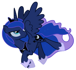 Size: 4724x4395 | Tagged: safe, artist:estories, princess luna, alicorn, pony, absurd resolution, simple background, solo, transparent background, vector