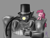 Size: 956x733 | Tagged: artist needed, safe, pinkie pie, earth pony, pony, cup, duo, female, food, hat, mare, shockwave (transformers), smiling, tea, teacup, top hat, transformers