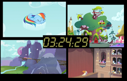 Size: 1498x956 | Tagged: safe, rainbow dash, pegasus, pony, 24, canterlot, golden oaks library, library, my little 24