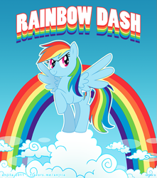 Size: 619x700 | Tagged: safe, artist:anjila, rainbow dash, pegasus, pony, female, mare, solo