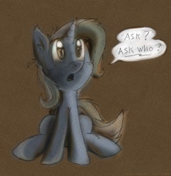 Size: 1280x1323 | Tagged: safe, artist:fritzybeat, derpibooru import, trixie, pony, unicorn, askfillytrixie, female, filly, mare, solo, tumblr, younger