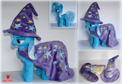 Size: 1024x704 | Tagged: safe, artist:lavim, derpibooru import, trixie, pony, unicorn, female, irl, mare, photo, plushie, solo