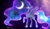 Size: 2274x1340 | Tagged: safe, artist:hosikawa, princess luna, alicorn, pony, female, horn, mare, moon, solo