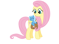 Size: 1200x900 | Tagged: safe, artist:s.guri, derpibooru import, fluttershy, trixie, pegasus, pony, filly, saddle bag, simple background, transparent background, vector