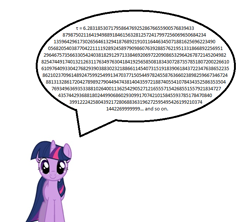 Size: 671x595 | Tagged: safe, derpibooru import, twilight sparkle, calibri, feynman point, math, tau, taulight sparkle