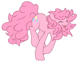 Size: 3808x3045 | Tagged: safe, artist:deadsteeledwardelric, artist:noel, pinkie pie, earth pony, pony, eyes closed, female, high res, mare, simple background, smiling, solo, transparent background, vector