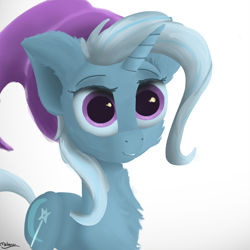 Size: 3560x3560 | Tagged: safe, artist:mahexa, derpibooru import, trixie, pony, unicorn, female, hat, mare, simple background, solo, white background