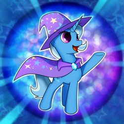 Size: 2539x2539 | Tagged: safe, artist:conniethecasanova, artist:flamevulture17, derpibooru import, edit, trixie, pony, unicorn, cape, clothes, female, hat, mare, trixie's cape, trixie's hat