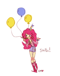 Size: 708x900 | Tagged: safe, artist:emmy, pinkie pie, human, humanized, skinny