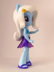 Size: 1110x1480 | Tagged: safe, artist:whatthehell!?, derpibooru import, trixie, better together, equestria girls, beach, clothes, doll, equestria girls minis, irl, photo, sarong, stars, swimsuit, toy