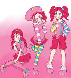 Size: 2100x2300 | Tagged: safe, artist:applestems, pinkie pie, human, high res, humanized, solo