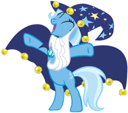 Size: 300x265 | Tagged: safe, derpibooru import, star swirl the bearded, trixie, pony, unicorn, fanfic, female, mare, simple background, solo, transparent background