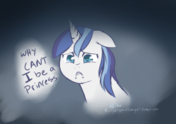 Size: 1226x869 | Tagged: safe, artist:aisuroma, shining armor, pony, unicorn, crying, horn, male, solo, stallion, white coat