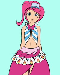 Size: 800x1000 | Tagged: safe, artist:kloudmutt, pinkie pie, human, breasts, clothes, dress, female, gala dress, humanized, solo