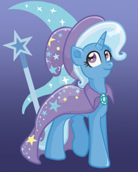 Size: 1024x1280 | Tagged: safe, artist:yoshimarsart, derpibooru import, trixie, pony, cutie mark, deviantart watermark, gradient background, solo, watermark