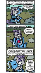 Size: 500x896 | Tagged: safe, artist:foudubulbe, derpibooru import, maud pie, trixie, pony, unicorn, comic:damp rocks, comic, female, lesbian, mare, mauxie, shipping