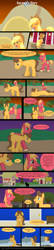 Size: 785x3625 | Tagged: safe, artist:despisedandbeloved, applejack, big macintosh, caramel, earth pony, pony, comic:caramel's story, carajack, comic, male, shipping, stallion, straight