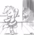 Size: 837x850 | Tagged: safe, artist:johnjoseco, rainbow dash, scootaloo, pegasus, pony, ballet, bipedal, clothes, cute, cutealoo, dancing, dress, eyes closed, grayscale, monochrome, shoes, skirt, skirtaloo, tutu