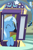 Size: 351x537 | Tagged: safe, derpibooru import, screencap, trixie, pony, unicorn, road to friendship, cropped, eyes closed, female, mare, river, smiling, solo, trixie's wagon, water