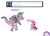 Size: 894x637 | Tagged: safe, pinkie pie, spike, oc, oc:twilight panda, dragon, earth pony, pony, mspaintponies, starmie, tumblr