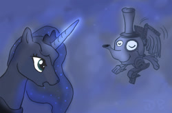 Size: 900x591 | Tagged: safe, artist:raddjuret, princess luna, alicorn, pony, female, mare