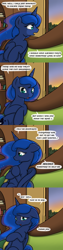 Size: 1000x4000 | Tagged: safe, artist:theparagon, princess luna, alicorn, pony, colored pupils, comic, hunted luna, tumblr