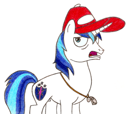 Size: 800x716 | Tagged: safe, artist:haleylonglover, shining armor, pony, unicorn, derp, faic, hat