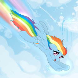 Size: 2000x2000 | Tagged: safe, artist:joakaha, rainbow dash, pegasus, pony, female, high res, mare, open mouth, solo