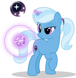 Size: 903x921 | Tagged: safe, artist:mlp-trailgrazer, derpibooru import, trixie, pony, unicorn, alternate cutie mark, alternate universe, female, mare, reversal au, simple background, transparent background