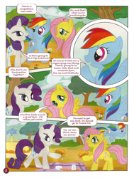 Size: 756x1000 | Tagged: safe, fluttershy, rainbow dash, rarity, pegasus, pony, unicorn, comic, german comic, german my little pony comic, my little pony comic, official, official content, strange apple cookies