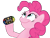 Size: 990x759 | Tagged: safe, pinkie pie, earth pony, pony, look what pinkie found, simple background, transparent background, voltron