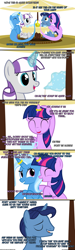 Size: 1050x3500 | Tagged: safe, artist:navitaserussirus, derpibooru import, night light, trixie, twilight sparkle, twilight velvet, pony, unicorn, asktwixiegenies, female, genie, horn ring, lesbian, magic, mare, shipping, twixie