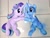 Size: 1024x768 | Tagged: safe, artist:nekokevin, derpibooru import, starlight glimmer, trixie, pony, unicorn, series:nekokevin's glimmy, road to friendship, duo, female, irl, mare, photo, plushie