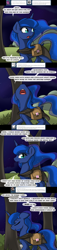 Size: 1000x4387 | Tagged: safe, artist:theparagon, princess luna, alicorn, pony, colored pupils, comic, hunted luna, offscreen character, pov, solo, tumblr