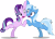 Size: 13630x9911 | Tagged: safe, artist:famousmari5, derpibooru import, starlight glimmer, trixie, pony, unicorn, road to friendship, absurd resolution, female, mare, messy mane, simple background, transparent background, vector