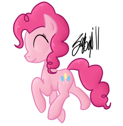 Size: 680x695 | Tagged: safe, artist:fribox, pinkie pie, earth pony, pony, solo