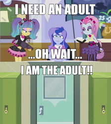Size: 854x954 | Tagged: safe, screencap, pixel pizazz, princess luna, vice principal luna, violet blurr, equestria girls, friendship games, photo finished, didn't think this through, i need an adult, luna's office, oh crap face, subverted meme