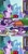 Size: 880x1699 | Tagged: safe, artist:quarium edits, derpibooru import, screencap, carrot top, golden harvest, pinkie pie, starlight glimmer, trixie, twilight sparkle, twilight sparkle (alicorn), alicorn, earth pony, pony, unicorn, road to friendship, accepted meme that never ends, chest, discovery family logo, duo, embarrassed, exploitable meme, eye contact, family guy, female, looking at each other, mare, meme, memeception, peter griffin, pokémon, sylveon, the meme that never ends, the simpsons, trixie's wagon, twilight's fact book, weirded out, wide eyes