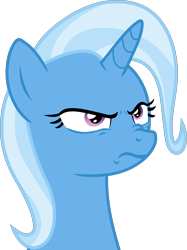 Size: 2367x3165 | Tagged: safe, artist:frownfactory, derpibooru import, trixie, pony, unicorn, road to friendship, .svg available, angry, female, horn, mare, simple background, solo, svg, transparent background, vector