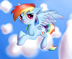 Size: 550x450 | Tagged: safe, artist:kiruki1999, rainbow dash, pegasus, pony, female, solo