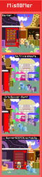 Size: 440x1820 | Tagged: safe, artist:zztfox, derpibooru import, derpy hooves, trixie, twilight sparkle, twilight sparkle (alicorn), alicorn, pony, comic, female, mare, muffin, pixel art