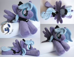 Size: 3414x2635 | Tagged: safe, artist:malwinahalfmoon, princess luna, beanie (plushie), irl, photo, plushie, s1 luna, solo