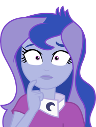 Size: 4723x6285 | Tagged: safe, artist:luckreza8, princess luna, vice principal luna, equestria girls, friendship games, photo finished, .svg available, absurd resolution, looking at you, oh crap face, simple background, solo, transparent background, vector, wrong eye color