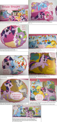 Size: 2048x4370 | Tagged: safe, derpibooru import, applejack, fluttershy, pinkie pie, rainbow dash, rarity, spike, trixie, twilight sparkle, zecora, dragon, earth pony, pegasus, pony, unicorn, zebra, comic, dutch, female, mane six, mare, official, translation