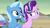 Size: 1280x720 | Tagged: safe, derpibooru import, screencap, starlight glimmer, trixie, pony, unicorn, road to friendship, duo, female, grin, mare, smiling, tied, we're friendship bound