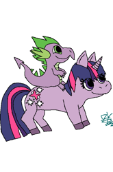 Size: 480x728 | Tagged: safe, artist:ineedcoffeee, derpibooru import, spike, twilight sparkle, dragon, pony, unicorn, female, mare