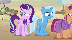 Size: 1280x720 | Tagged: safe, derpibooru import, screencap, starlight glimmer, trixie, earth pony, pony, unicorn, road to friendship, female, glowpaz, mare